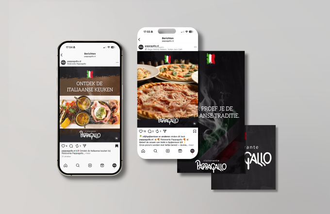 Vormgeving voor Ristorante Pappagallo